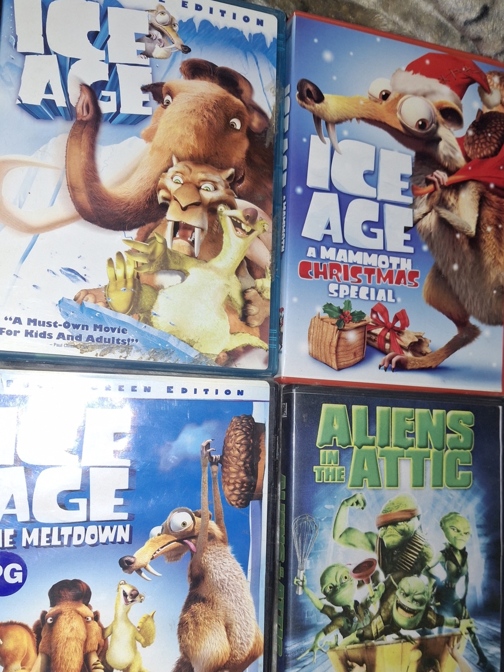 Ice Age Kids Movie DVD Bundle - Blue